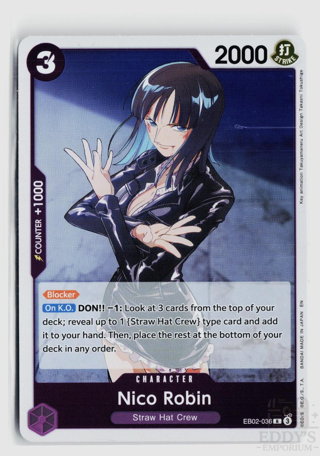 Nico Robin EB02-036 Extra Booster: Anime 25th Collection One Piece Foil Rare