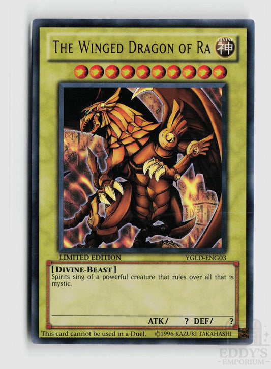 The Winged Dragon of Ra YGLD-ENG03 Yu-Gi-Oh King of Games: Yugi's Legendary Decks