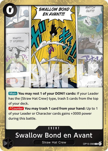 Swallow Bond en Avant OP15-096 Adventure on Kami's Island One Piece Foil Rare