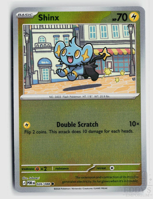 Shinx 026/088 Perfect Order Pokemon Reverse Holo