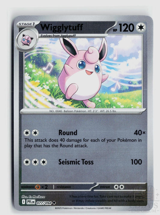 Wigglytuff 077/094 Phantasmal Flames Pokemon Reverse Holo