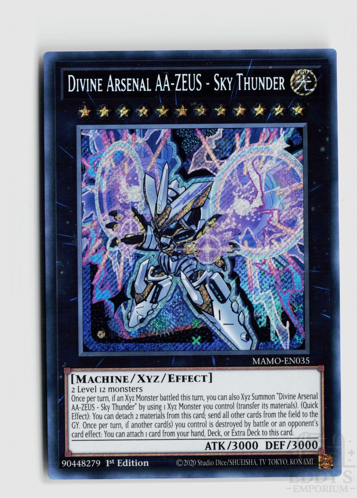 Divine Arsenal AA-ZEUS - Sky Thunder (Secret Rare) MAMO-EN035 Magnificent Monsters Yu-Gi-Oh 1st Edition NM