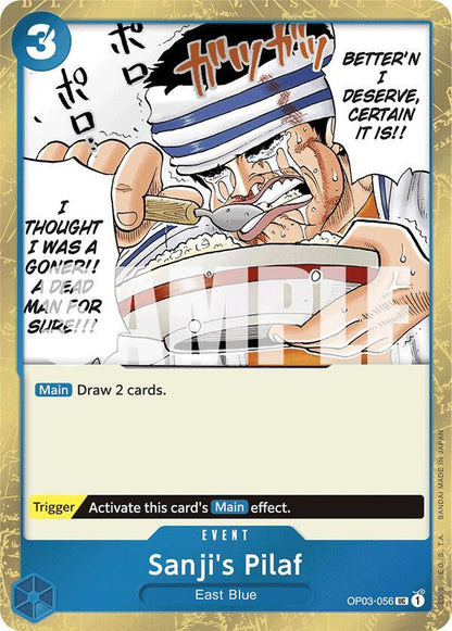 Sanji's Pilaf (Jolly Roger Foil) OP03-056 Premium Booster -The Best- One Piece