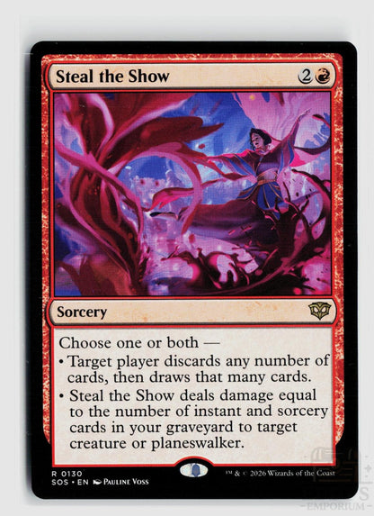 Steal the Show 130 Secrets of Strixhaven Magic: The Gathering Rare