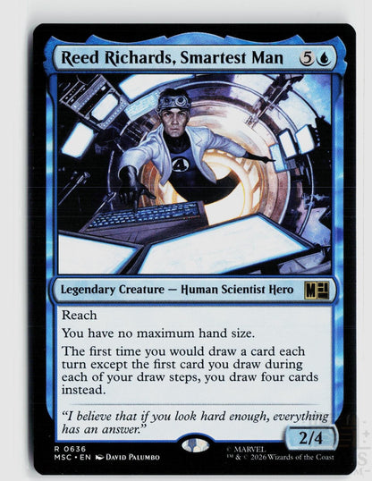 Reed Richards, Smartest Man 636 Commander: Marvel Super Heroes Magic: The Gathering