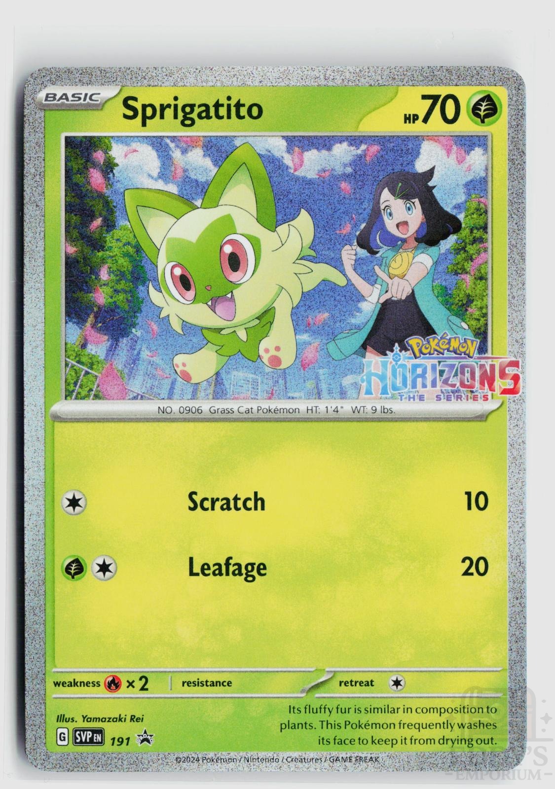 Sprigatito 191 Scarlet & Violet Promo Pokemon Holo Promo