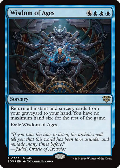 Wisdom of Ages 368 (SOS Bundle) Magic: The Gathering Foil Promo