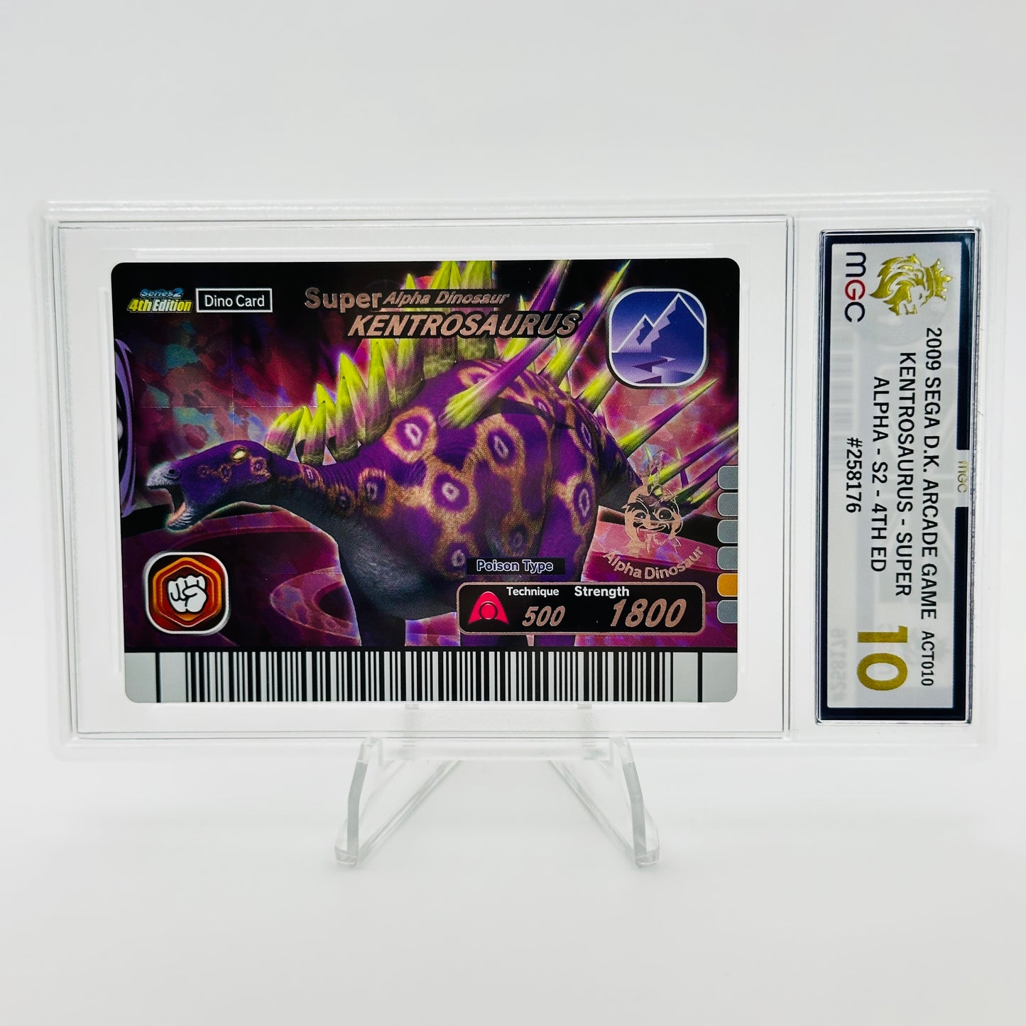 Kentrosaurus (Super Alpha) - ACT0010 - Dinosaur King Arcade - MGC 10