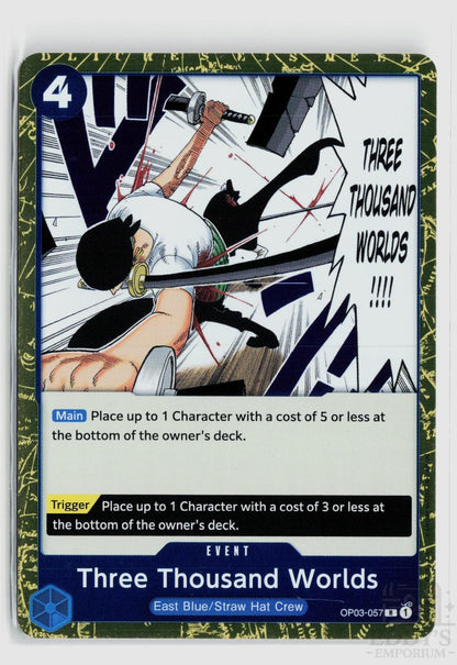 Three Thousand Worlds OP03-057 Pillars of Strength One Piece Foil Rare