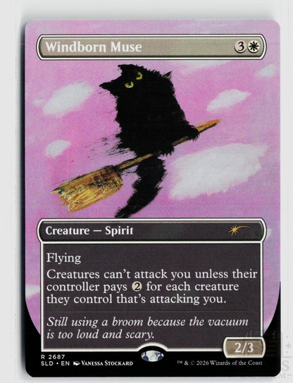 Windborn Muse 2687 Secret Lair Drop Series Magic: The Gathering Rare