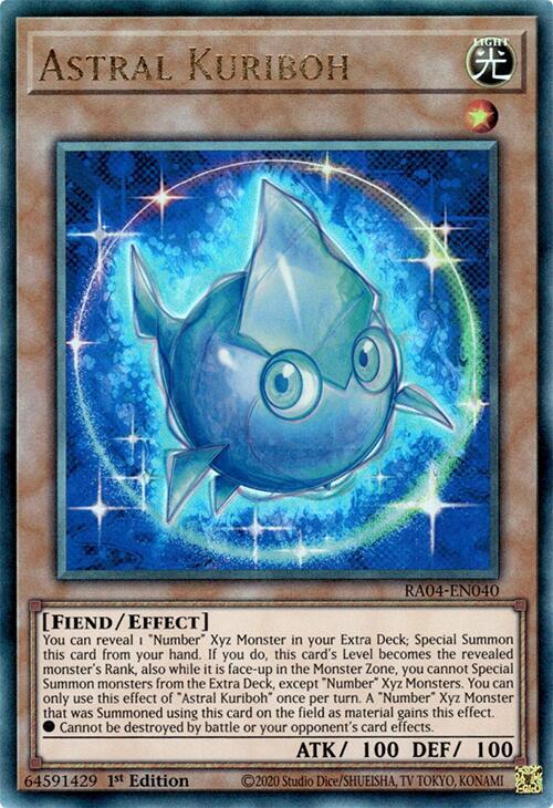 Astral Kuriboh (PUR) RA04-EN040 Quarter Century Stampede Yu-Gi-Oh 1st Edition NM