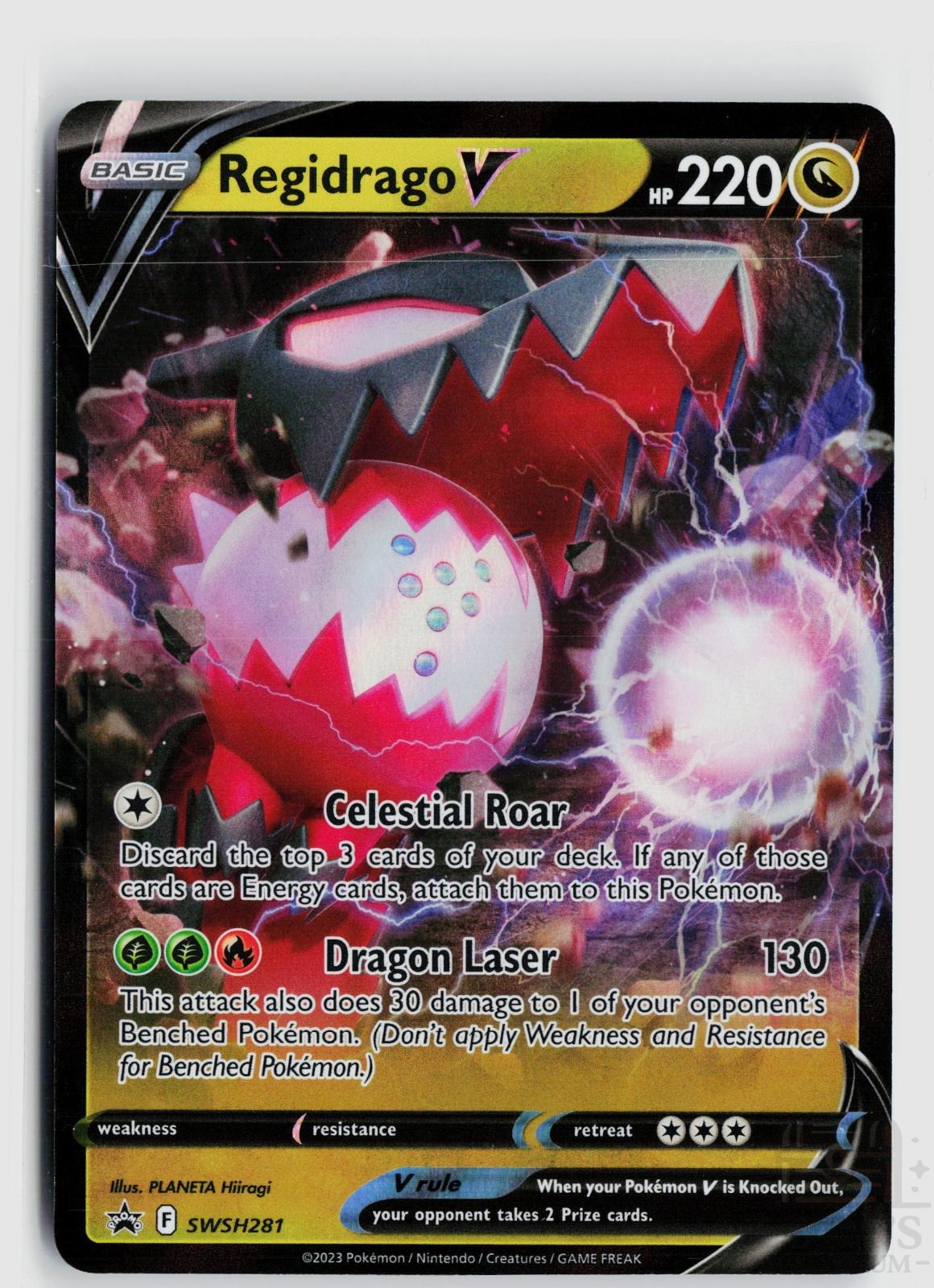 Regidrago V SWSH281 Sword & Shield Promo Pokemon Holo Promo