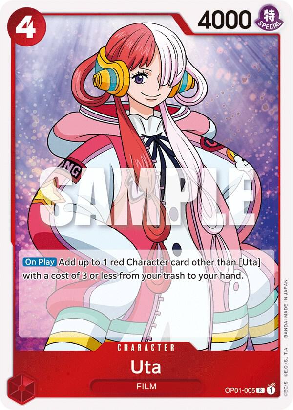 Uta OP01-005 Romance Dawn One Piece Rare