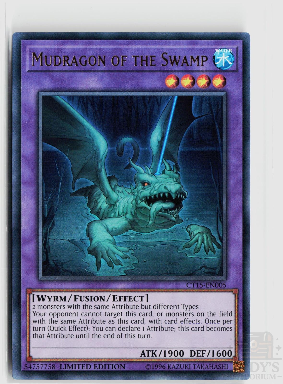 Mudragon of the Swamp CT15-EN005 2018 Mega-Tins Yu-Gi-Oh Limited Ultra Rare NM