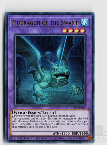 Mudragon of the Swamp CT15-EN005 2018 Mega-Tins Yu-Gi-Oh Limited Ultra Rare NM