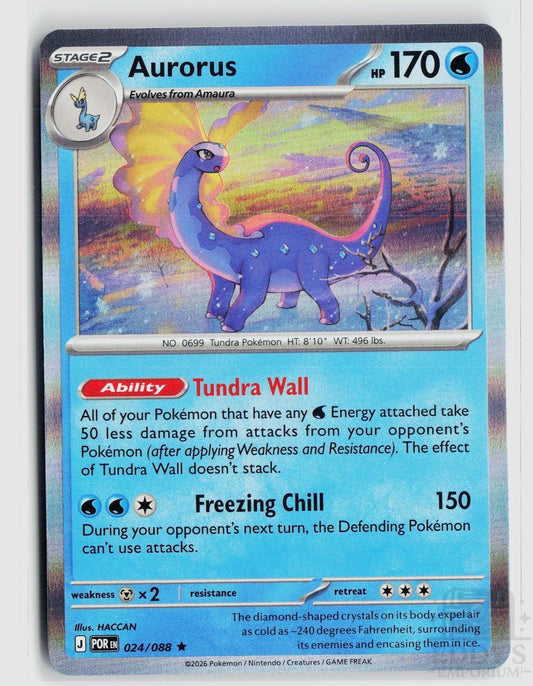 Aurorus 024/088 Perfect Order Pokemon Holo