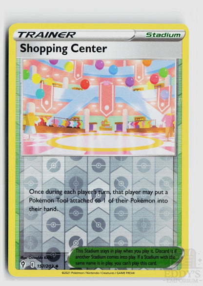 Shopping Center 157/203 Evolving Skies Pokemon Reverse Holo Uncommon NM