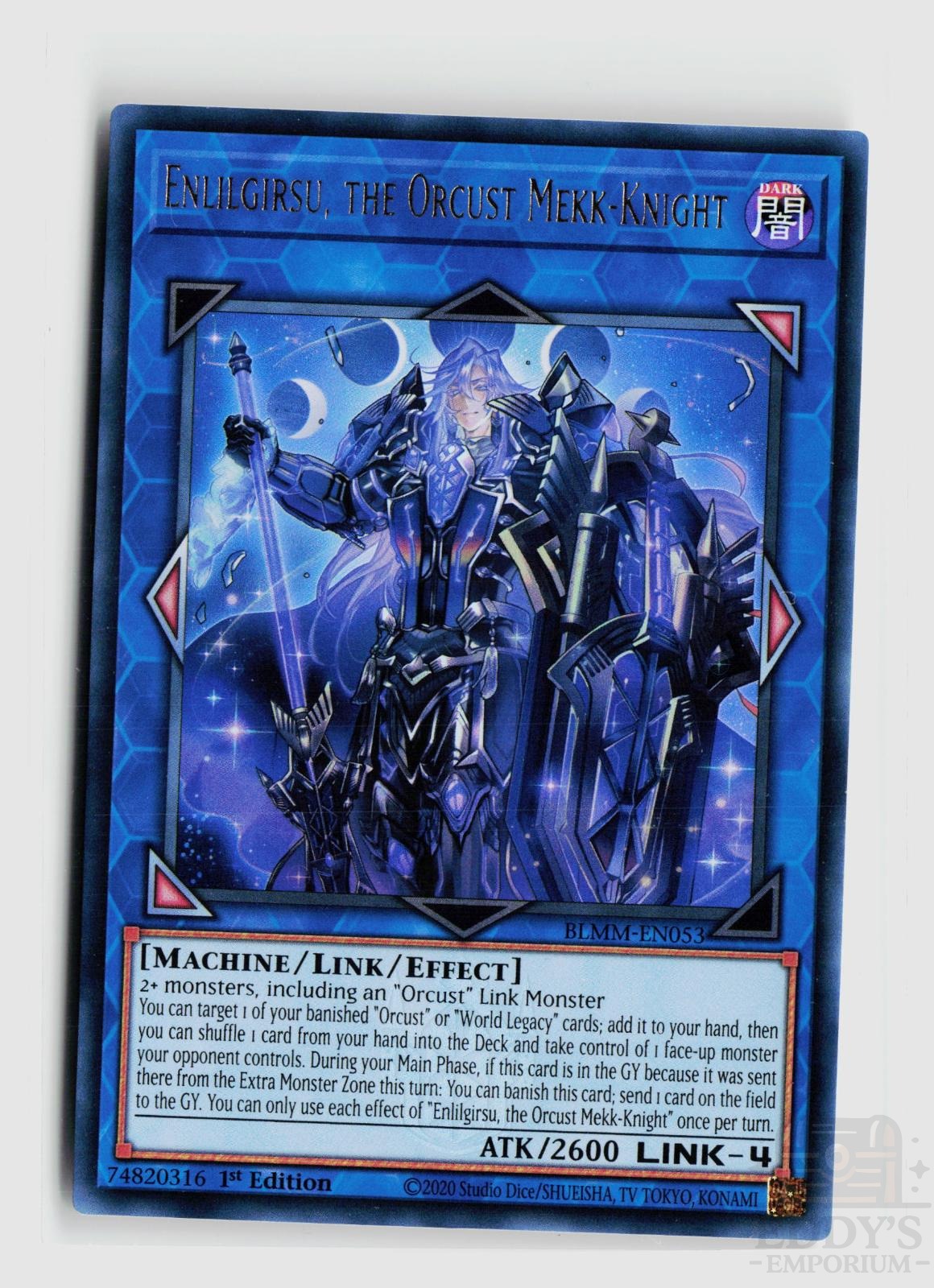 Enlilgirsu, the Orcust Mekk-Knight BLMM-EN053 Battles of Legend: Monster Mayhem Yu-Gi-Oh 1st Edition NM