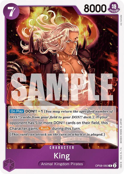 King (060) OP08-060 Two Legends One Piece Foil Rare