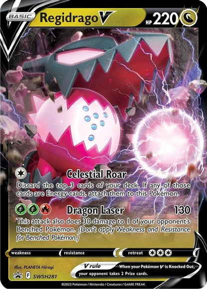 Regidrago V SWSH281 Sword & Shield Promo Pokemon Holo Promo