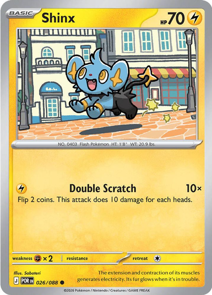 Shinx 026/088 Perfect Order Pokemon Reverse Holo