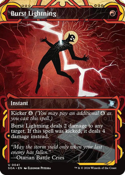 Burst Lightning 41 Secrets of Strixhaven: Mystical Archive Magic: The Gathering