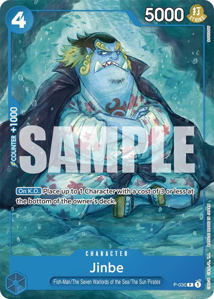 Jinbe P-030 Starter Deck 17: BLUE Donquixote Doflamingo One Piece Promo