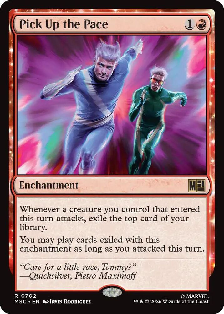 Pick Up the Pace 702 Commander: Marvel Super Heroes Magic: The Gathering