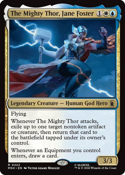 The Mighty Thor, Jane Foster 222 Marvel Super Heroes Magic: The Gathering