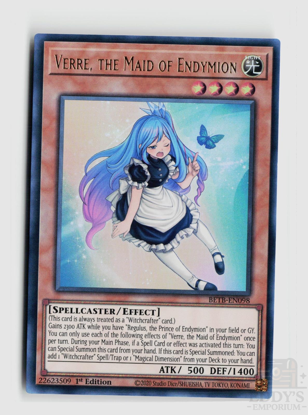 Verre, the Maid of Endymion BETB-EN098 Beyond the Brave Yu-Gi-Oh 1st Edition NM