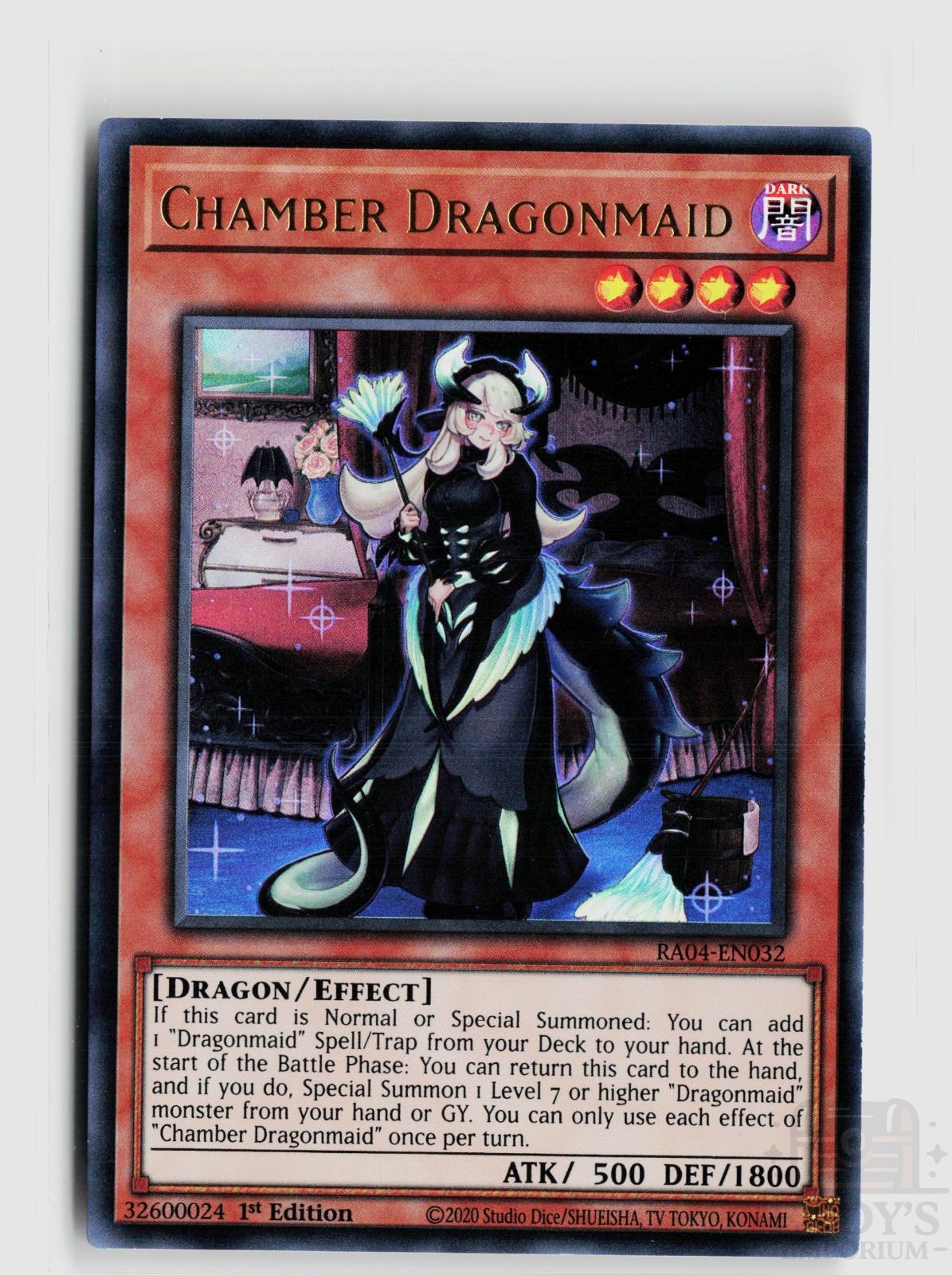 Chamber Dragonmaid (UR) RA04-EN032 Quarter Century Stampede Yu-Gi-Oh 1st Edition NM