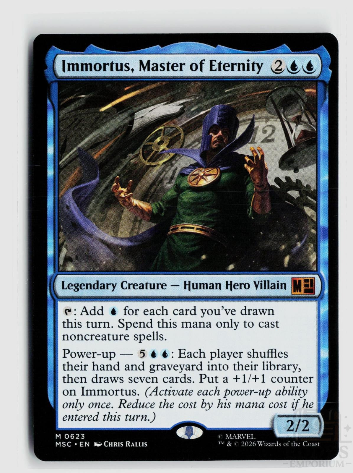 Immortus, Master of Eternity 623 Commander: Marvel Super Heroes Magic: The Gathering