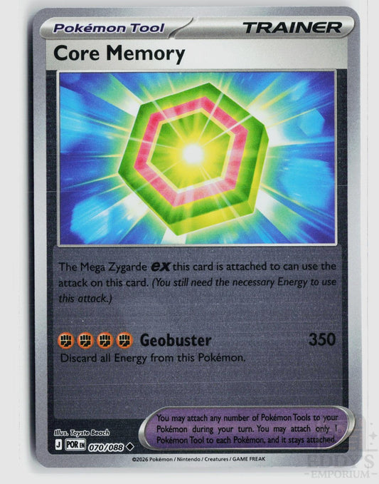 Core Memory 070/088 Perfect Order Pokemon Reverse Holo