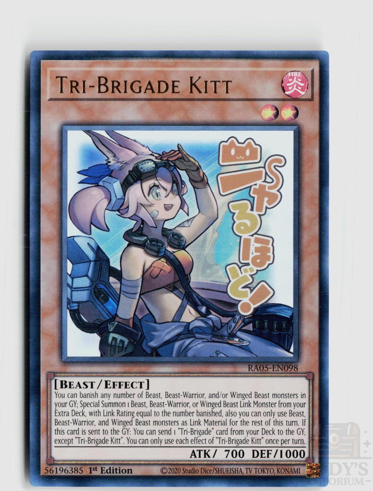 Tri-Brigade Kitt RA05-EN098 Rarity Collection 5 Yu-Gi-Oh 1st Edition NM
