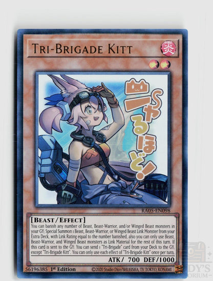 Tri-Brigade Kitt RA05-EN098 Rarity Collection 5 Yu-Gi-Oh 1st Edition NM