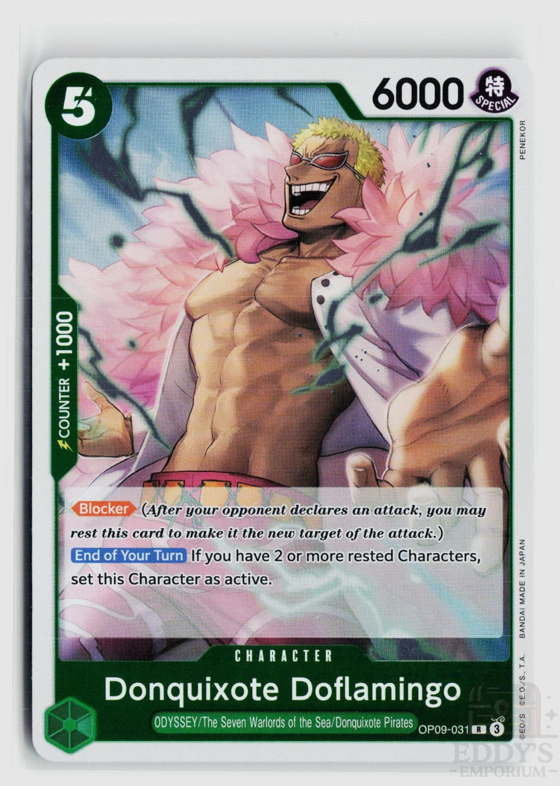 Donquixote Doflamingo OP09-031 Emperors in the New World One Piece Foil Rare