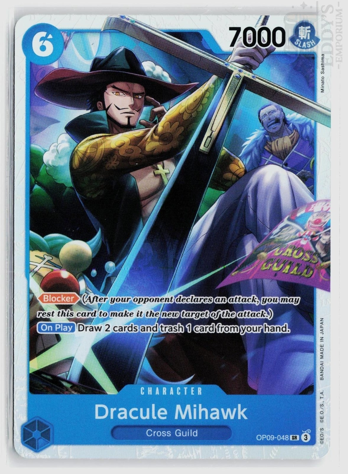 Dracule Mihawk (Reprint) OP09-048 Premium Booster -The Best- Vol. 2 One Piece Foil