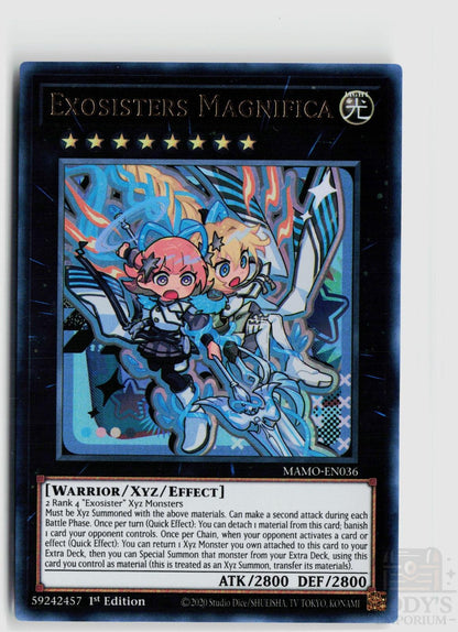 Exosisters Magnifica MAMO-EN036 Magnificent Monsters Yu-Gi-Oh 1st Edition NM