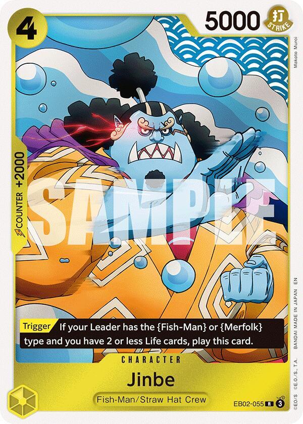 Jinbe EB02-055 Extra Booster: Anime 25th Collection One Piece Foil Rare