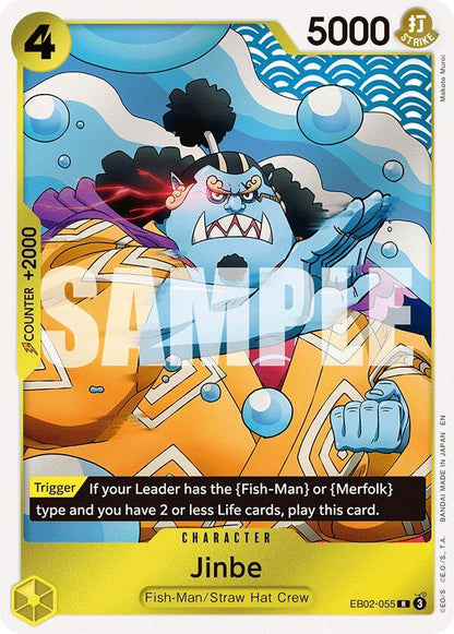 Jinbe EB02-055 Extra Booster: Anime 25th Collection One Piece Foil Rare