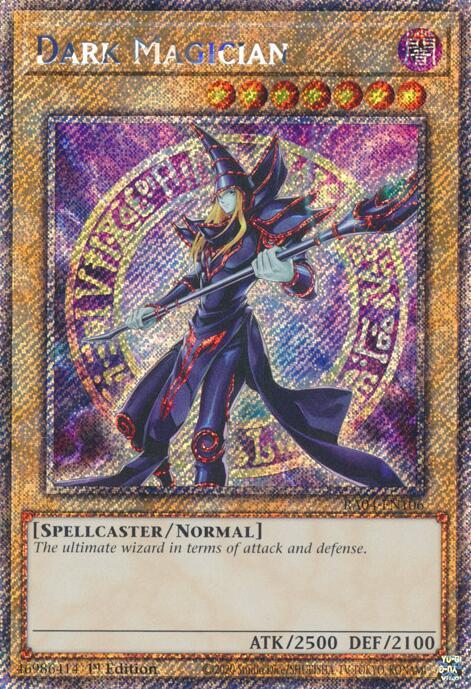 Dark Magician (8th Art) (Platinum Secret Rare) RA04-EN106 Yu-Gi-Oh Quarter Century Stampede