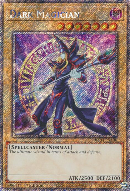 Dark Magician (8th Art) (Platinum Secret Rare) RA04-EN106 Yu-Gi-Oh Quarter Century Stampede