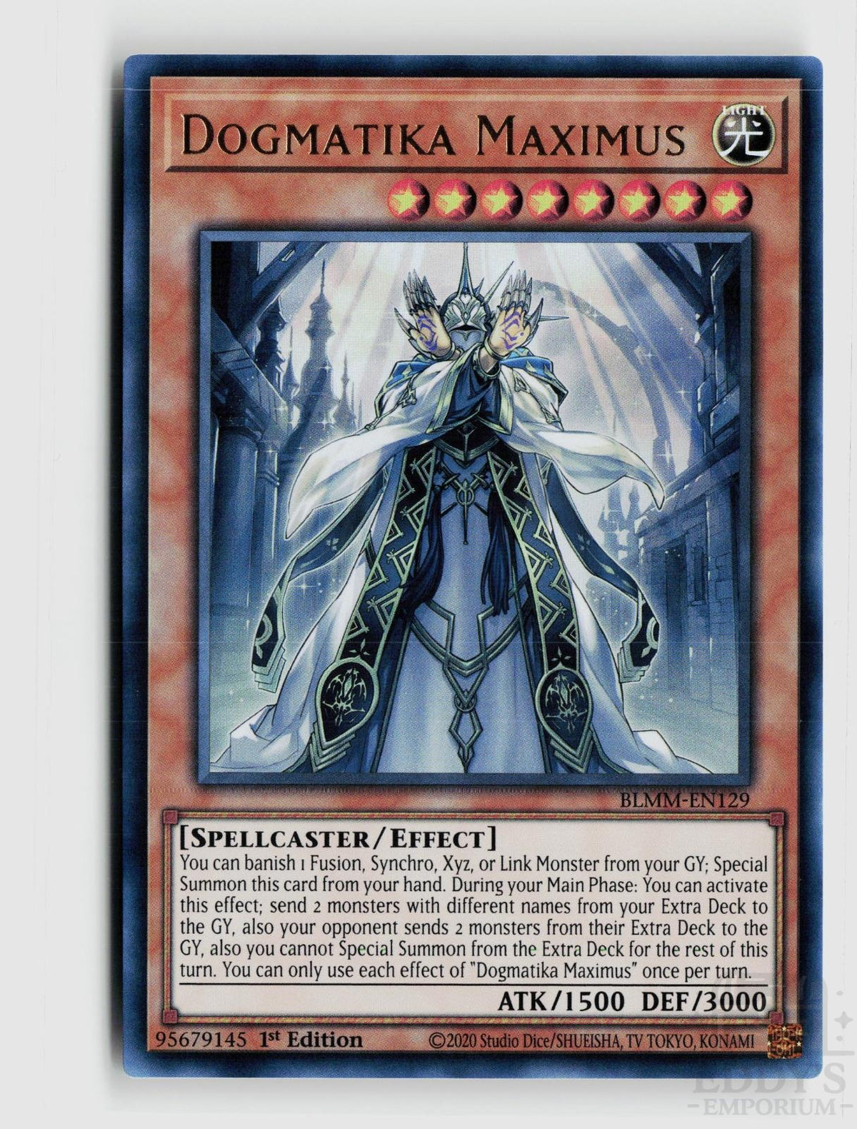Dogmatika Maximus BLMM-EN129 Battles of Legend: Monster Mayhem Yu-Gi-Oh 1st Edition NM