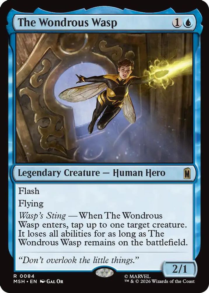 The Wondrous Wasp 84 Marvel Super Heroes Magic: The Gathering