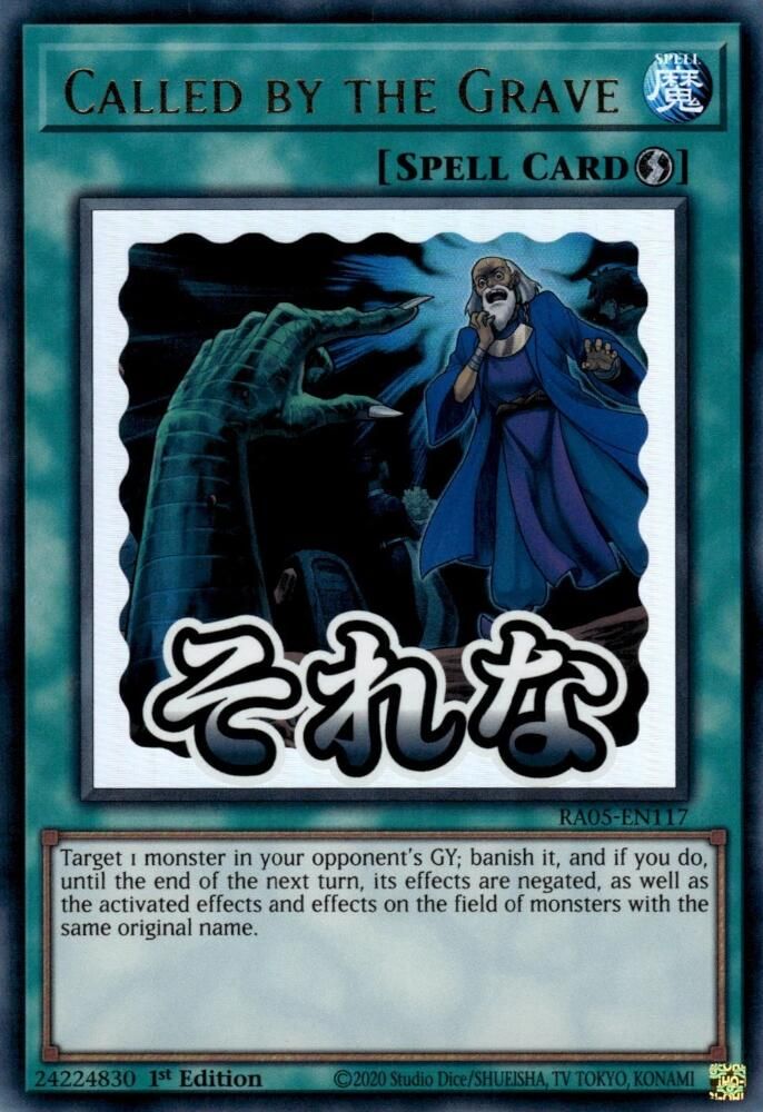 Called by the Grave RA05-EN117 Rarity Collection 5 Yu-Gi-Oh 1st Edition NM