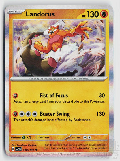 Landorus 110/191 Surging Sparks Pokemon Holo Rare NM