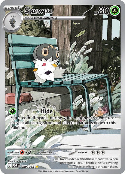 Spewpa 089/088 Perfect Order Pokemon Holo Illustration Rare