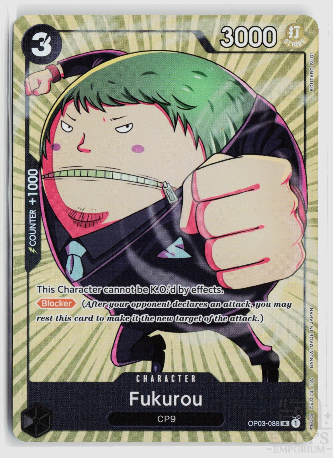 Fukurou (Premium Card Collection -BANDAI CARD GAMES Fest. 23-24 Edition-) OP03-088 One Piece Promotion Cards One Piece Foil