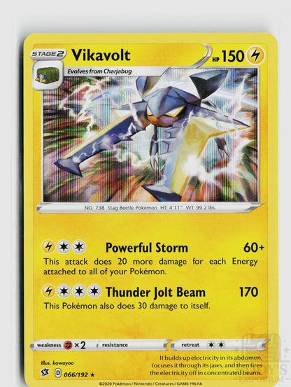 Vikavolt 066/192 Rebel Clash Pokemon Holo Rare NM