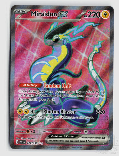 Miraidon ex 227/198 Scarlet & Violet Pokemon Holo Ultra Rare